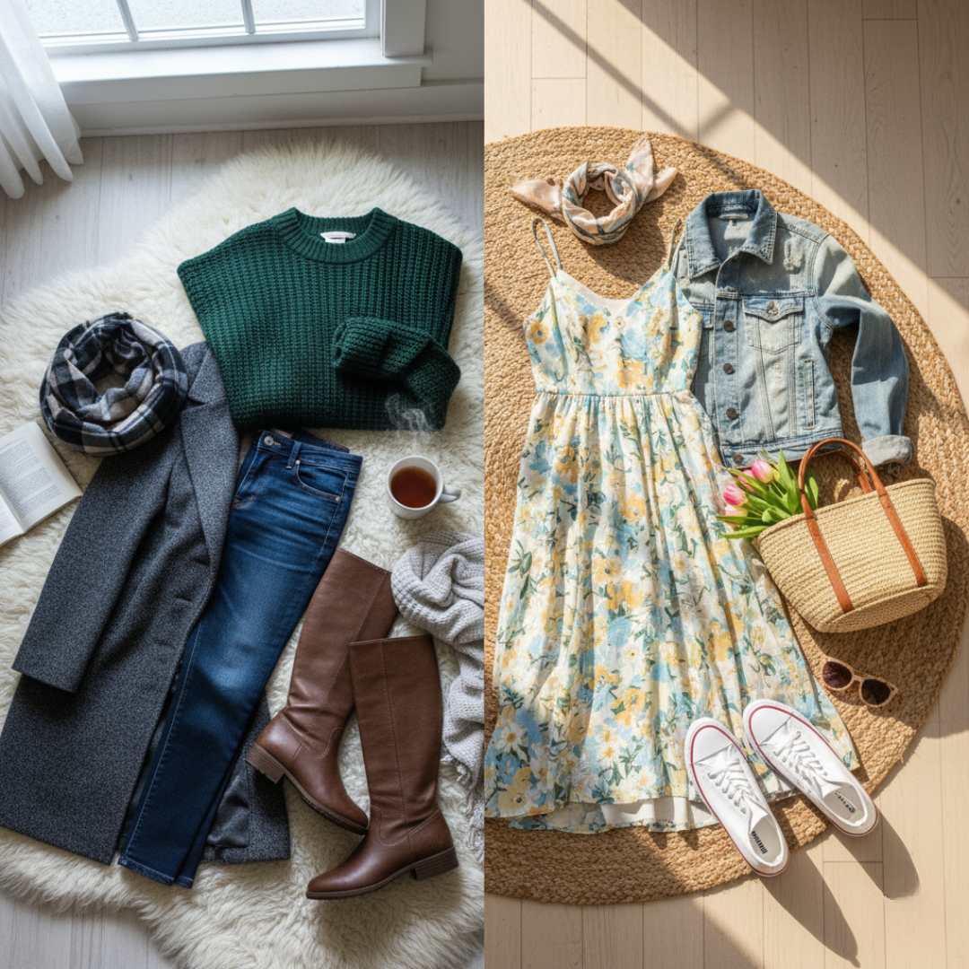 How to Transition Your Wardrobe from Winter to Spring: 4 Simple Tips