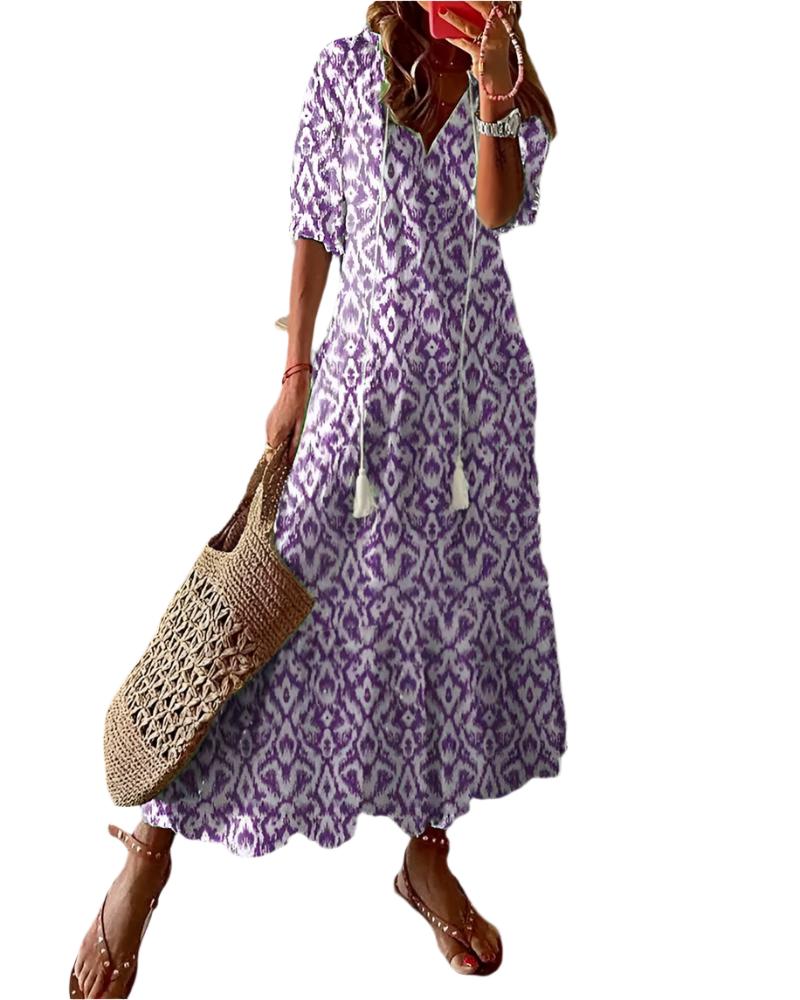 Women's long summer dress