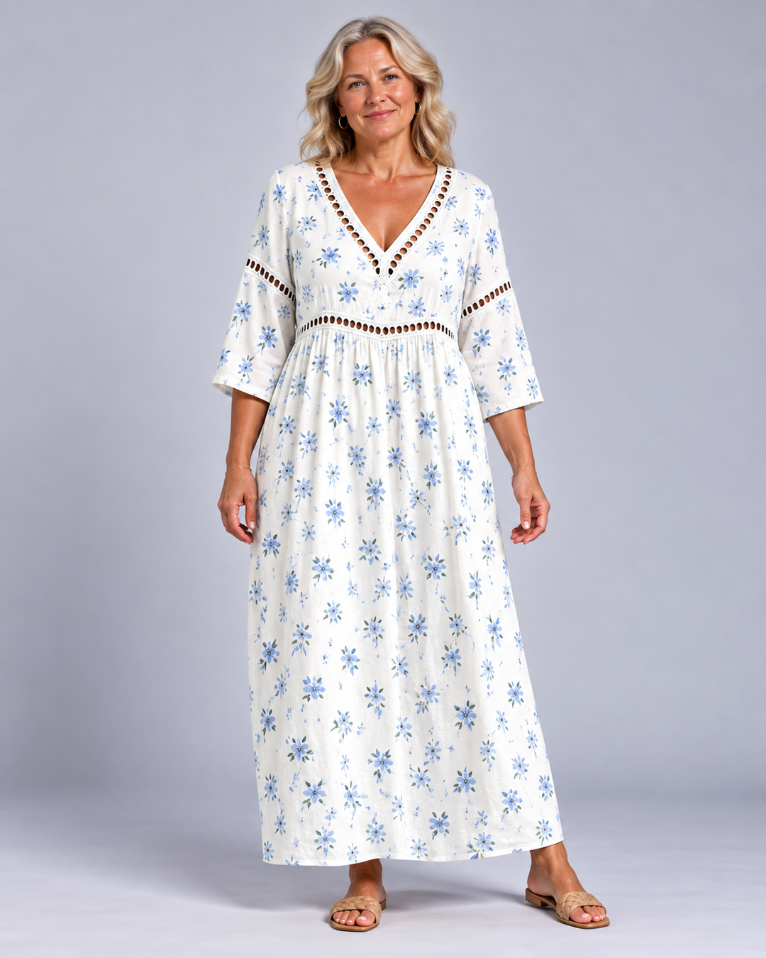 Florence | Women's Soft Summer Midi Dress
