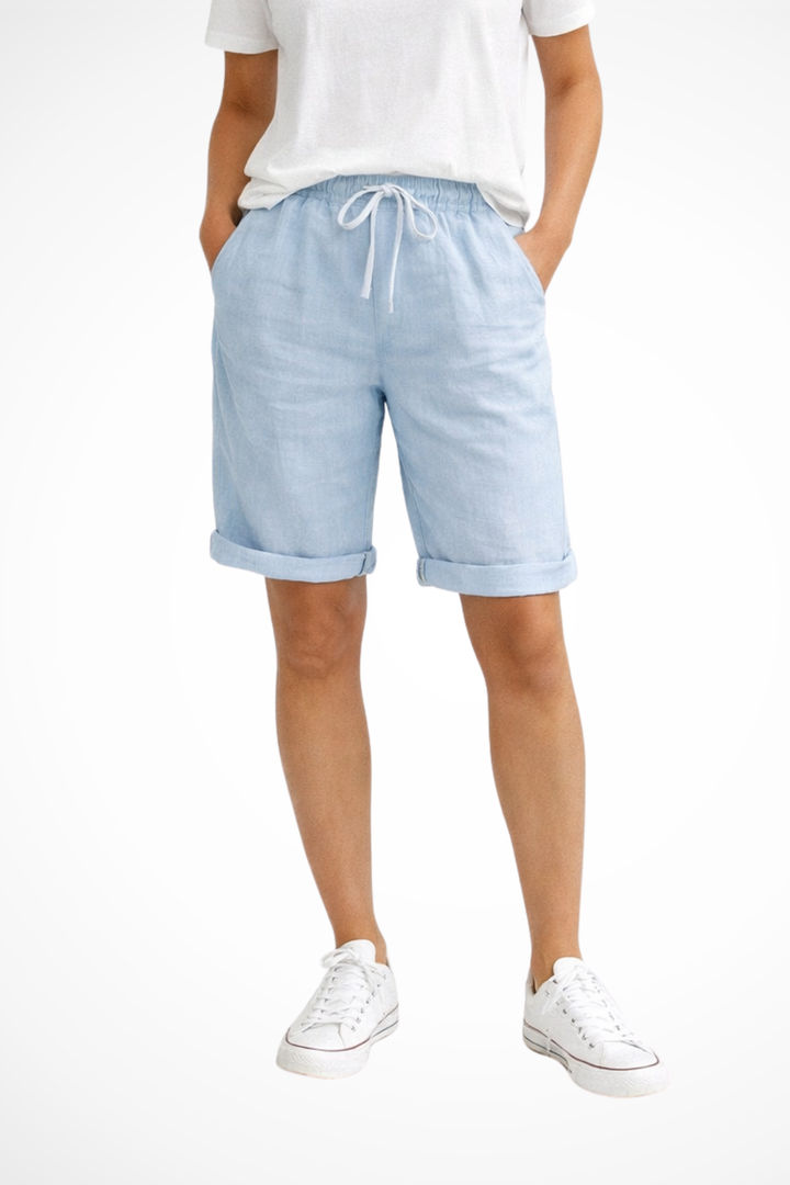 Hazel | Women's Relaxed Linen Capri Pant