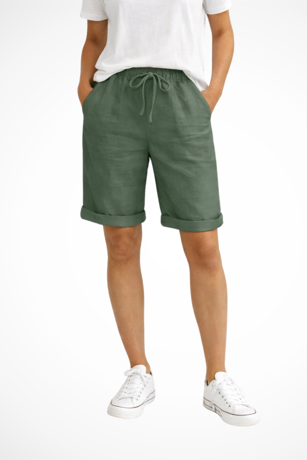 Hazel | Women's Relaxed Linen Capri Pant