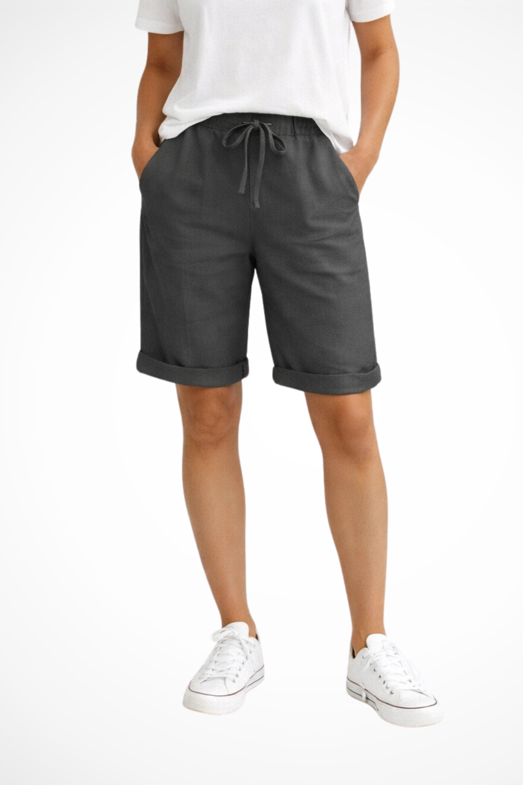 Hazel | Women's Relaxed Linen Capri Pant
