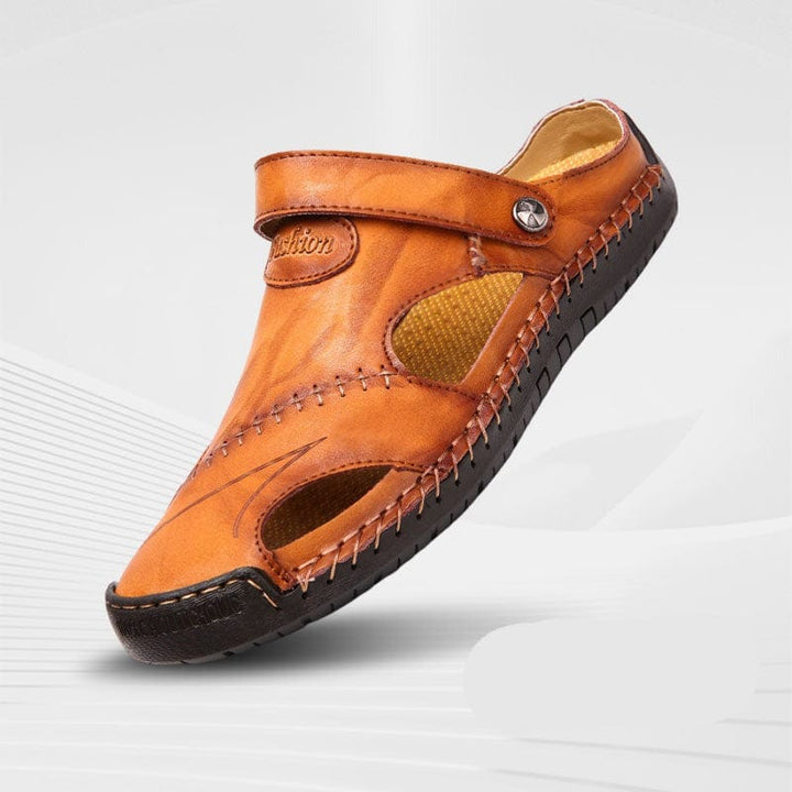 Leather sandals for men