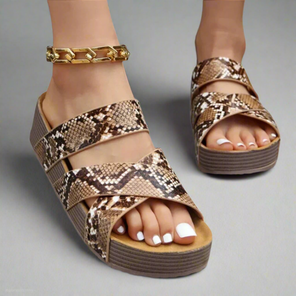 Lorena | Women's Cushioned Orthopedic Sandals with Flexible Sole