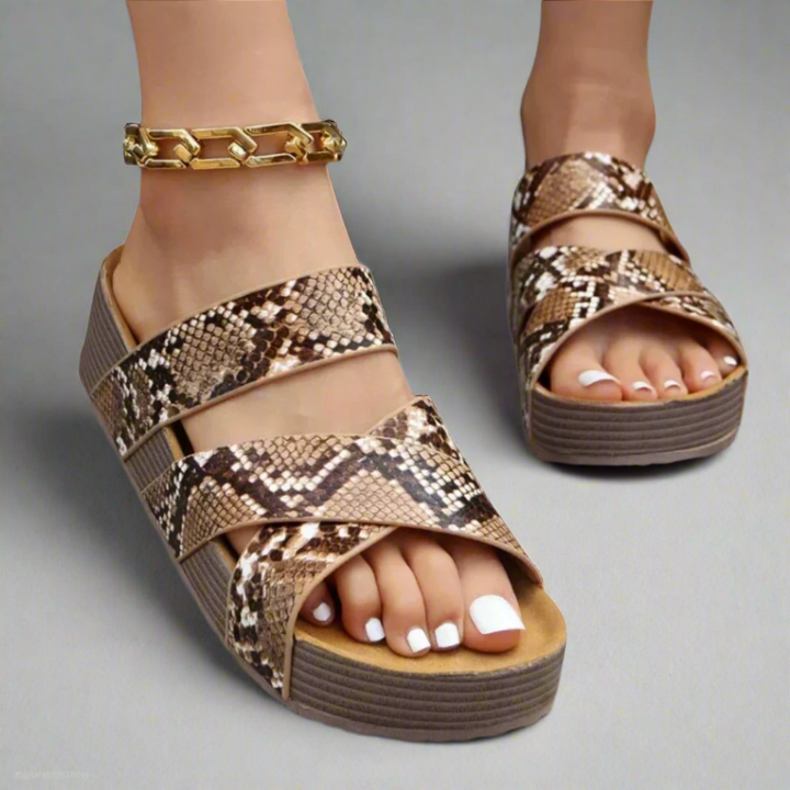 Lorena | Women's Cushioned Orthopedic Sandals with Flexible Sole