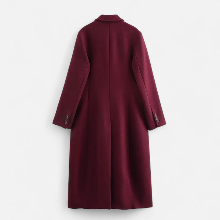 Women's Elegant Collared Trench Coat