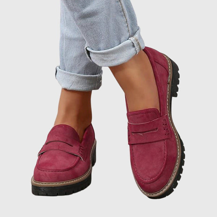 Women's Chunky Suede Loafers