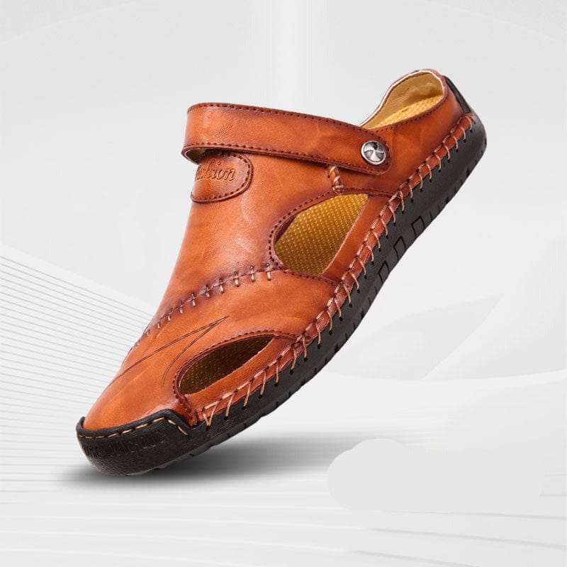 Leather sandals for men