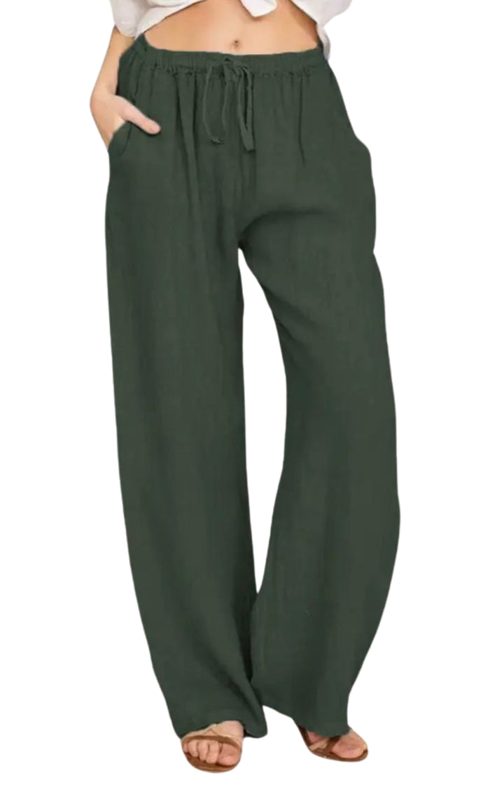 Lightweight linen pant for women