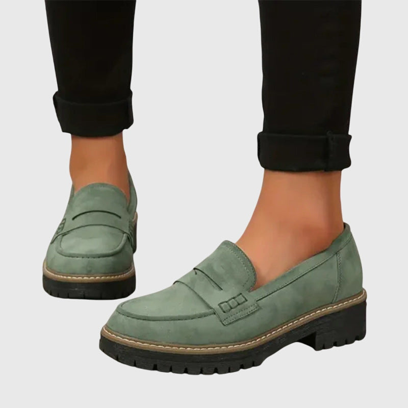 Women's Chunky Suede Loafers