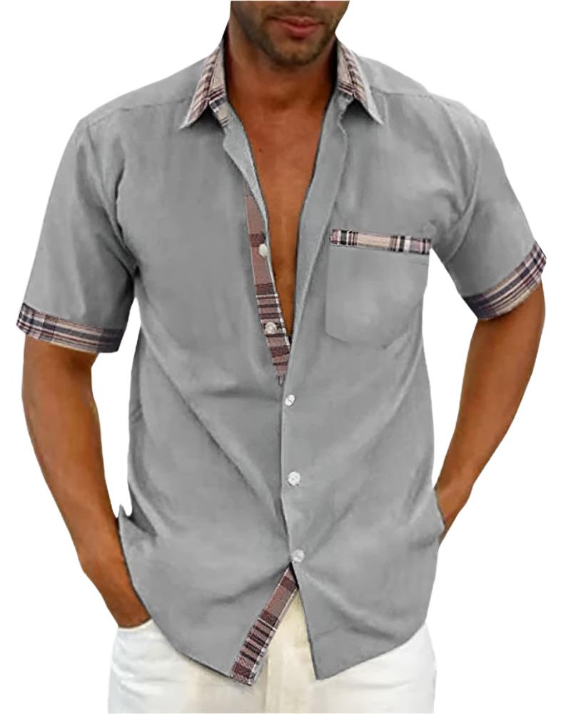 Short sleeve shirt for men