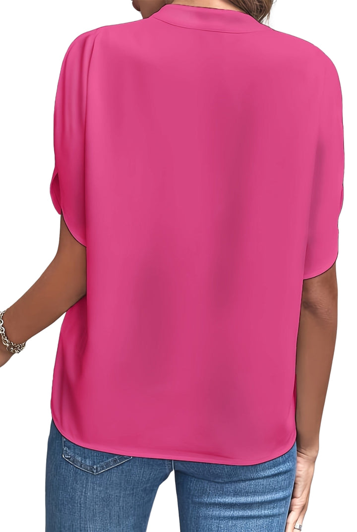 Casuel v-neck blouse for women