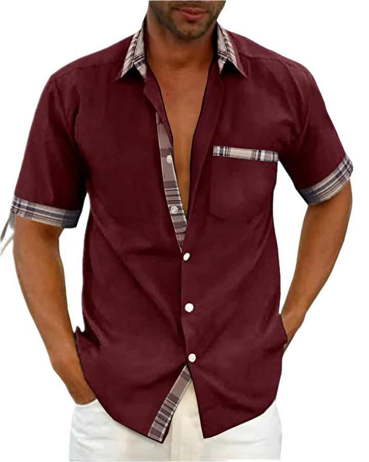 Short sleeve shirt for men