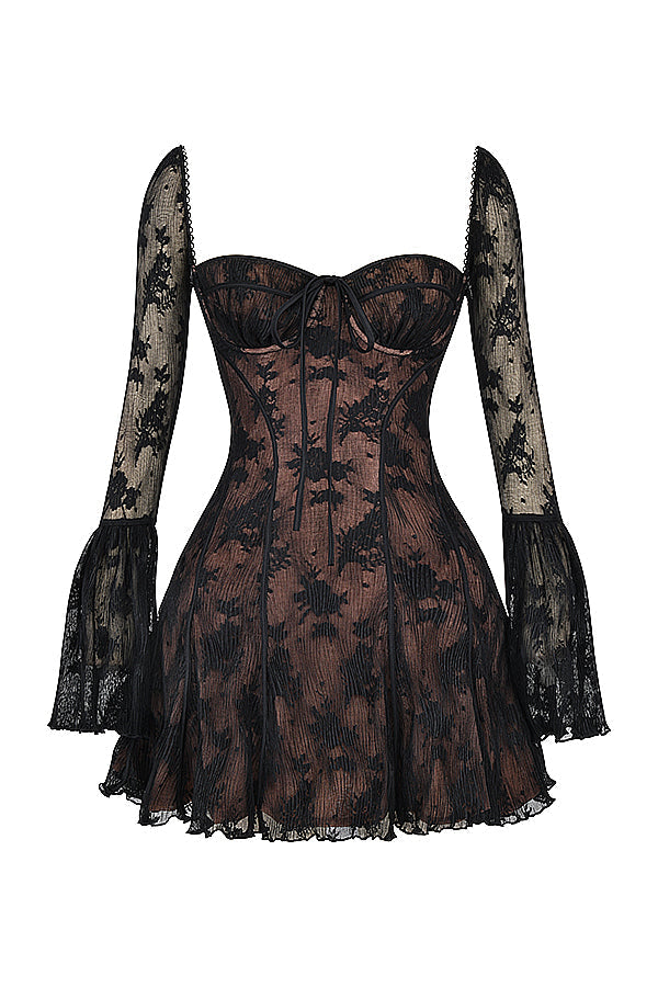 Women's lace corset dress