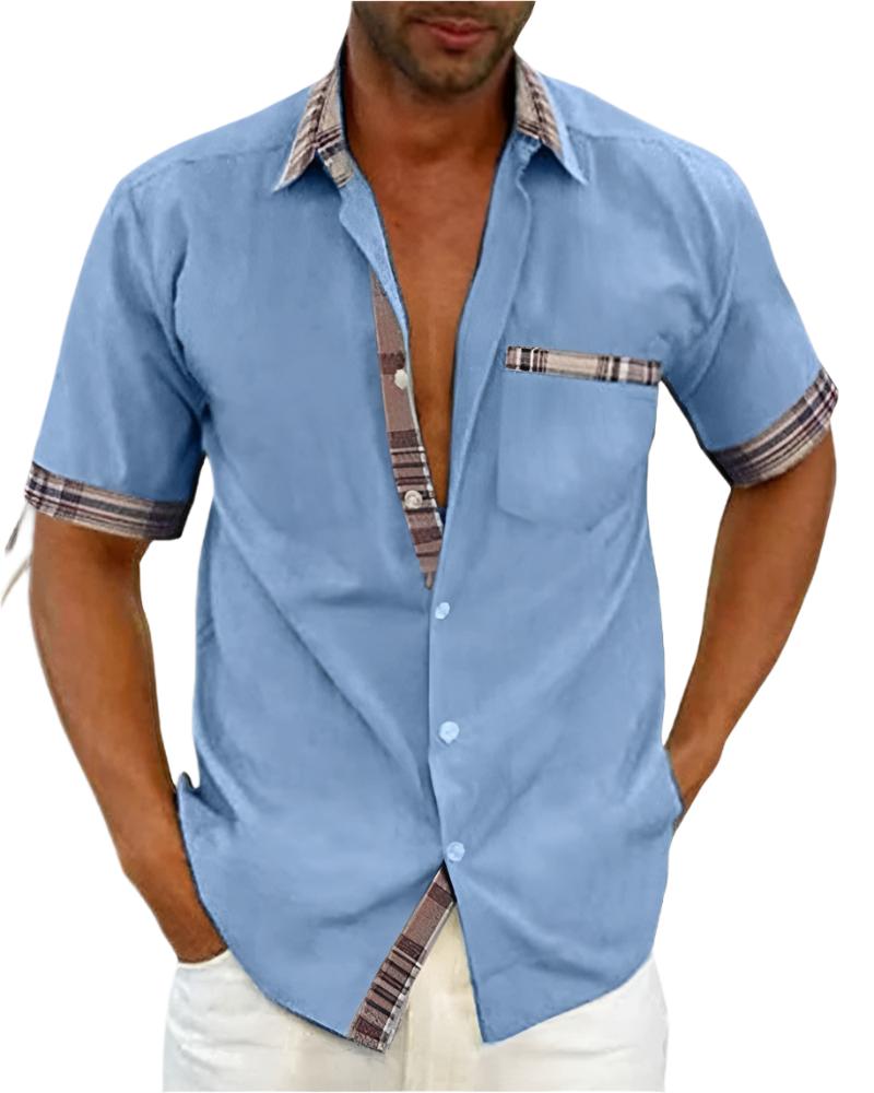 Short sleeve shirt for men