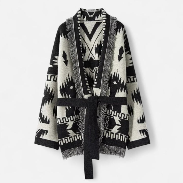 Women’s Vintage 100% Cashmere Tassel Cardigan