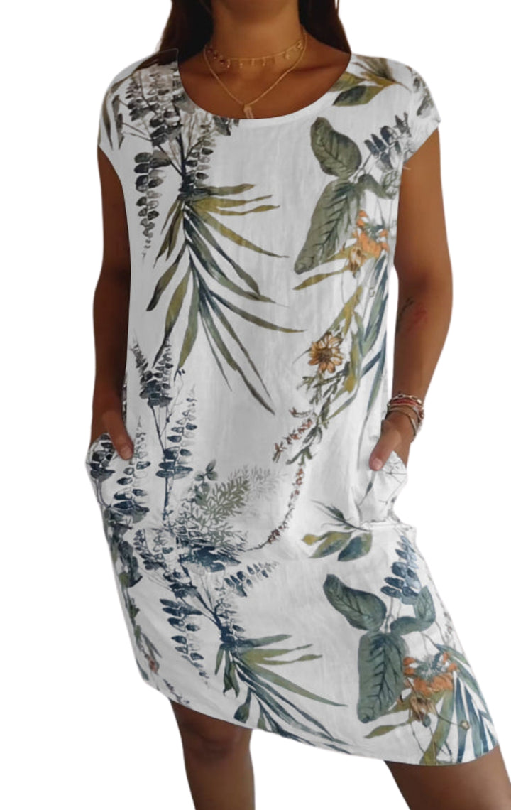 Floral printed dress for women