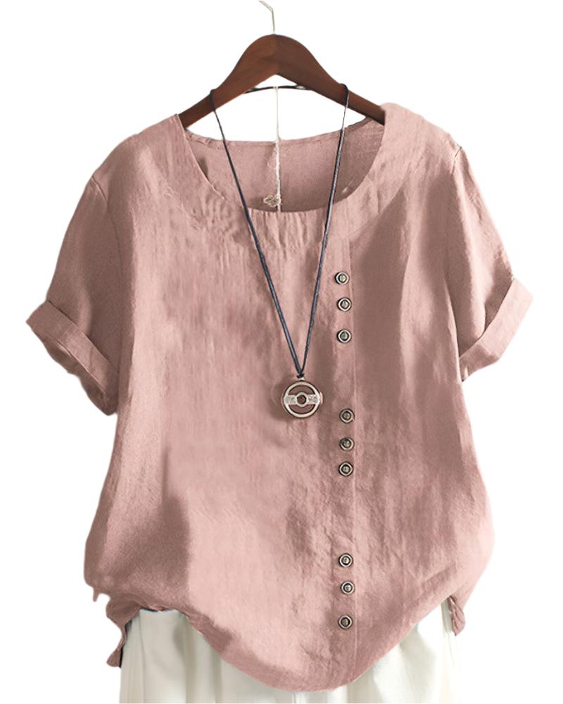 Women's short sleeve blouse