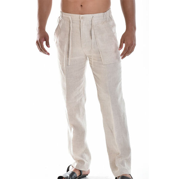 Breathable Linen summer trousers for men