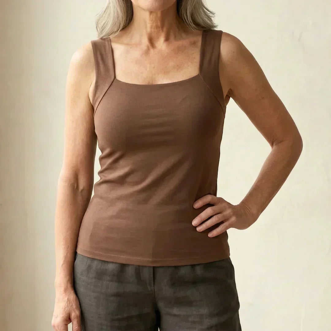 Sorvane | Women's Built In Bra Tank Top