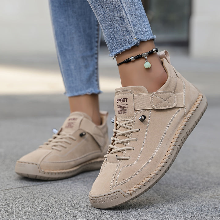 Sylvara | Women's Breathable Slip On Sneakers with Strap