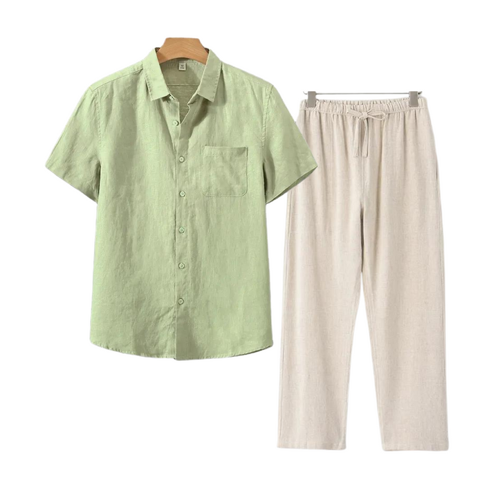 Men's summer linen set