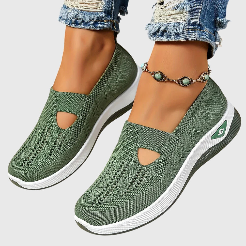 Orthopaedic knitted slip-on shoes for women | Orla -1