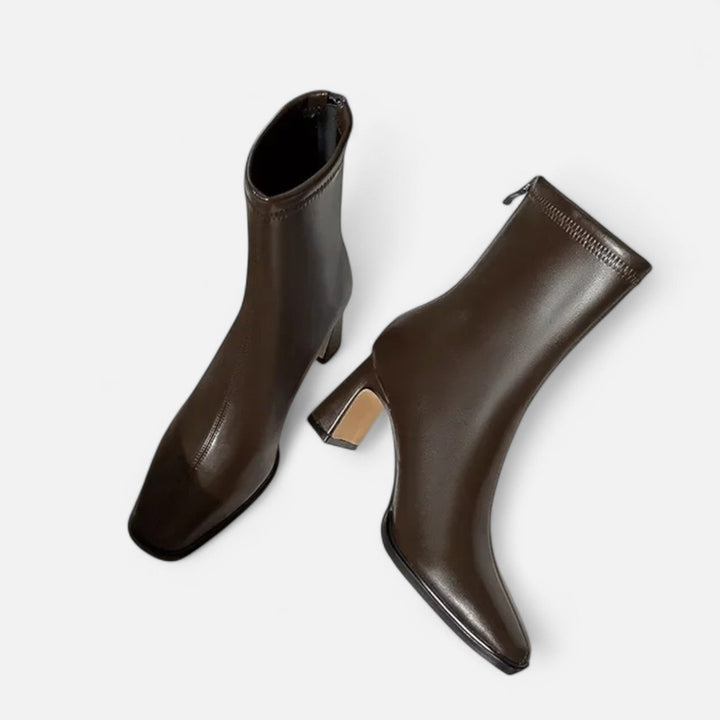 Women’s Vintage Square-Toe Ankle Boots