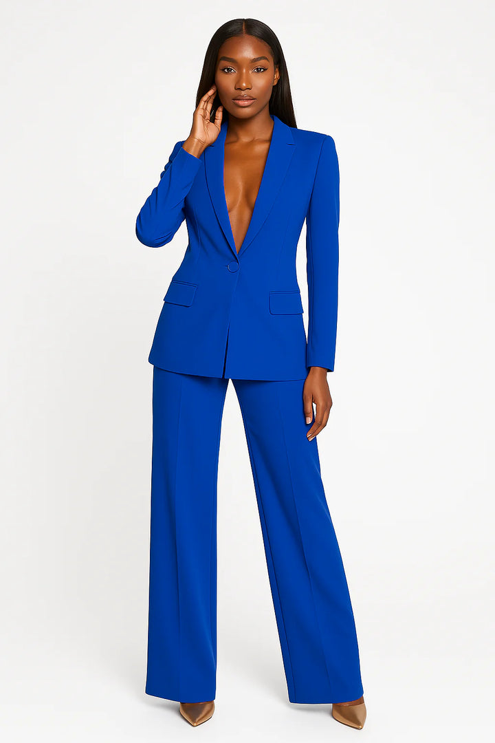 Women's Stylish Blazer and Trouser Set