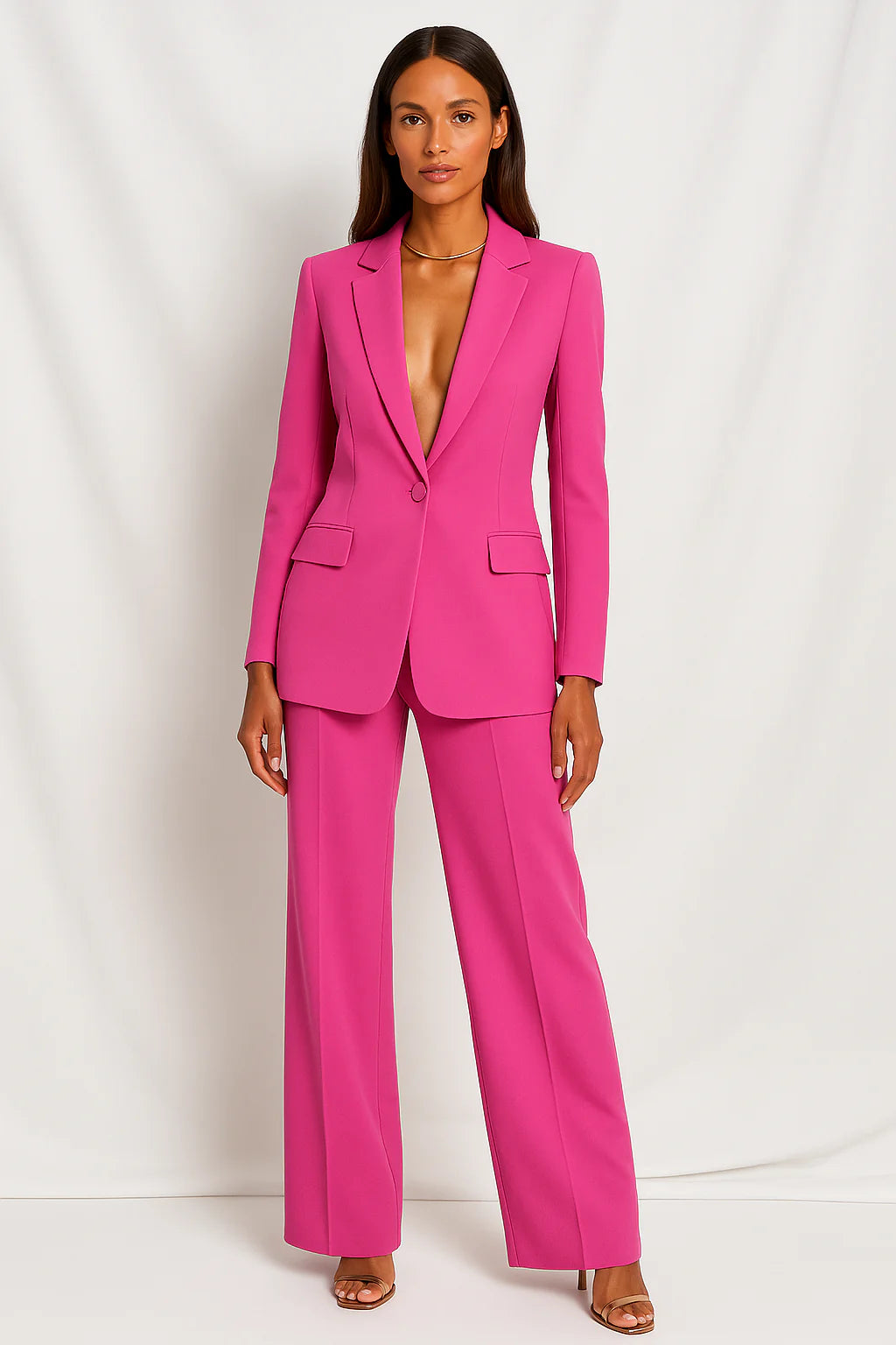 Women's Stylish Blazer and Trouser Set