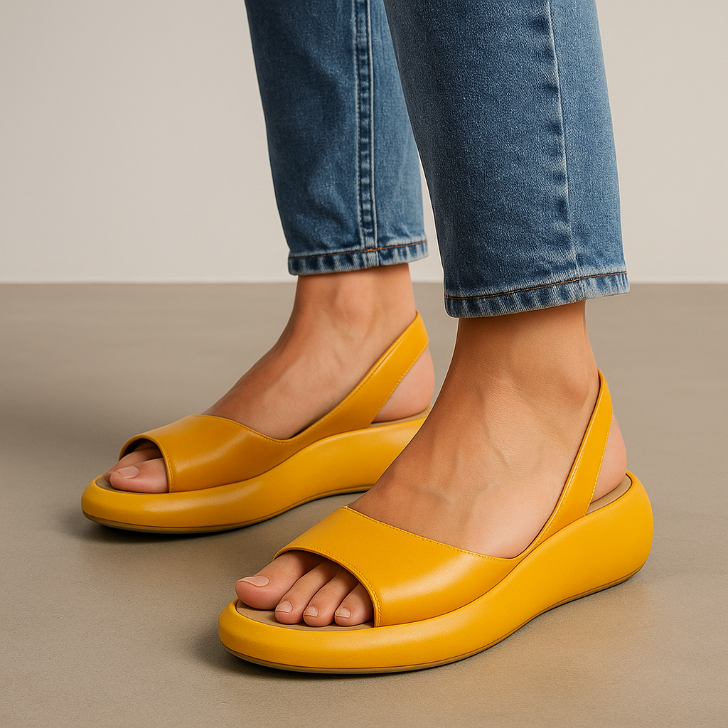 Orlena | Women's Open Toe Wedge Sandals with Straps