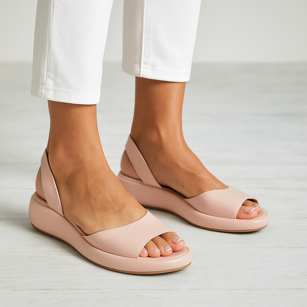 Orlena | Women's Open Toe Wedge Sandals with Straps