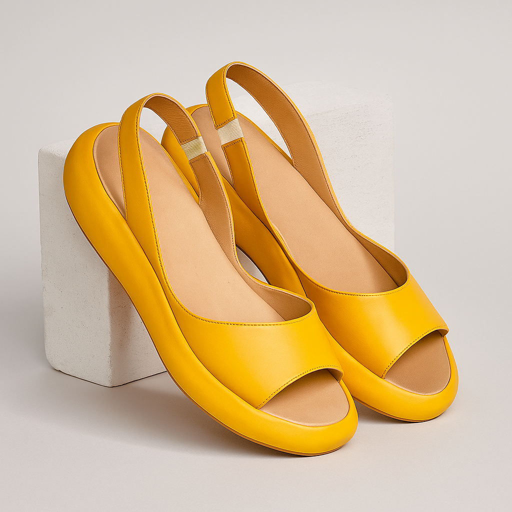 Orlena | Women's Open Toe Wedge Sandals with Straps