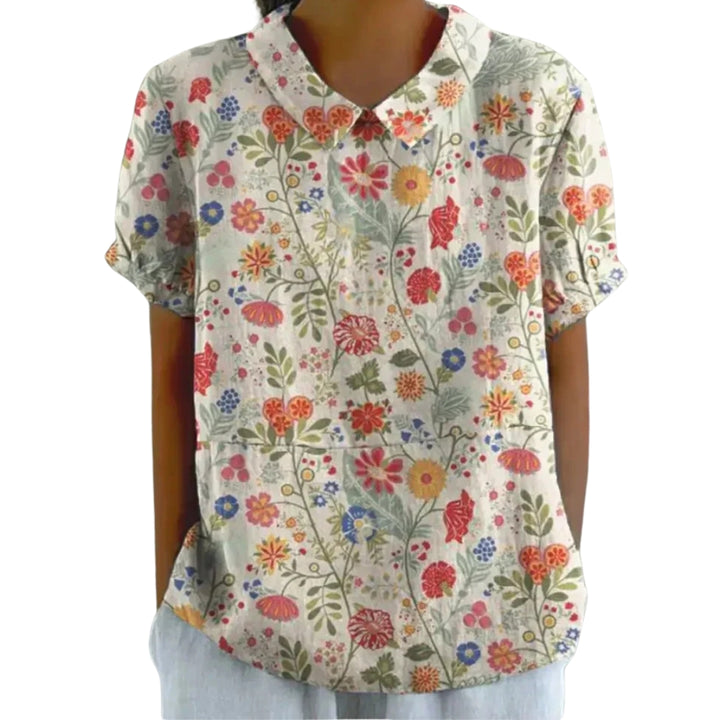 Casual flower top for women