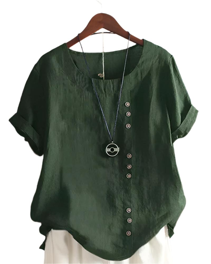 Women's short sleeve blouse