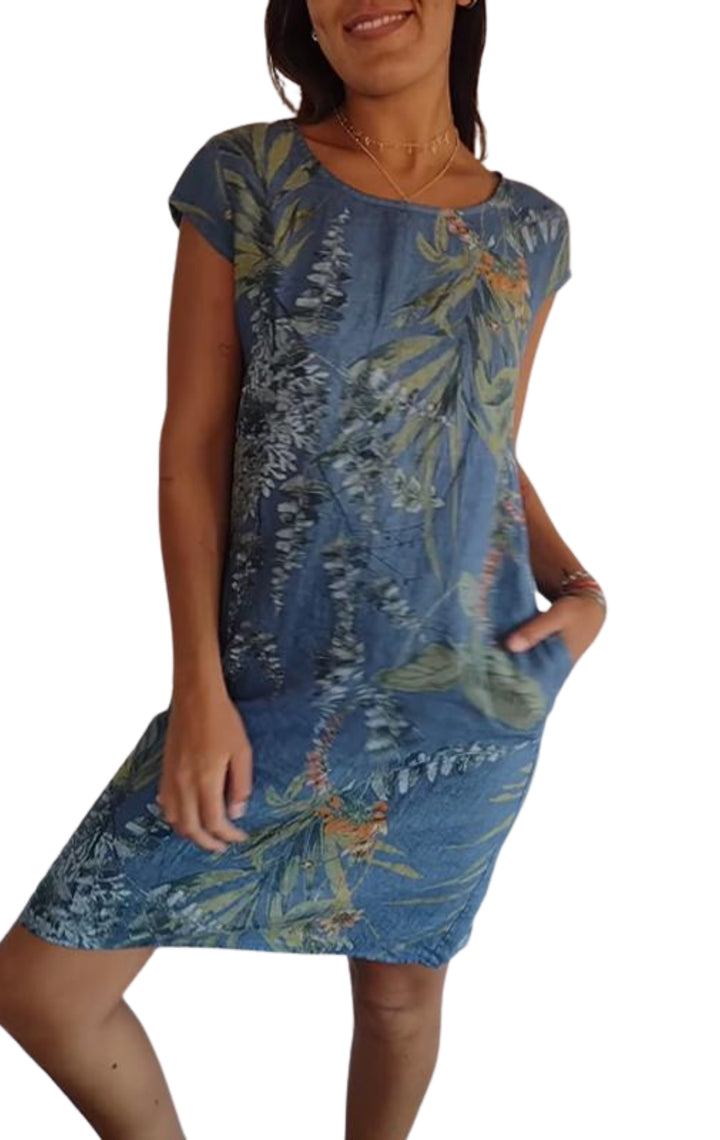 Floral printed dress for women