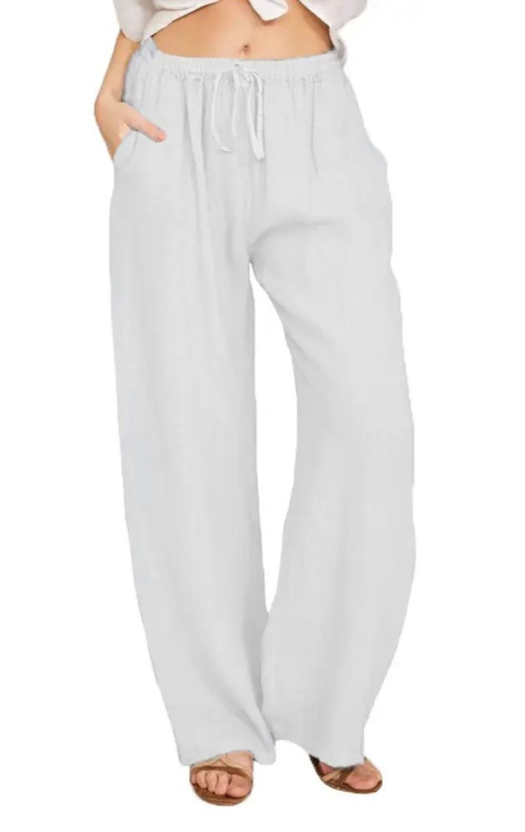 Lightweight linen pant for women