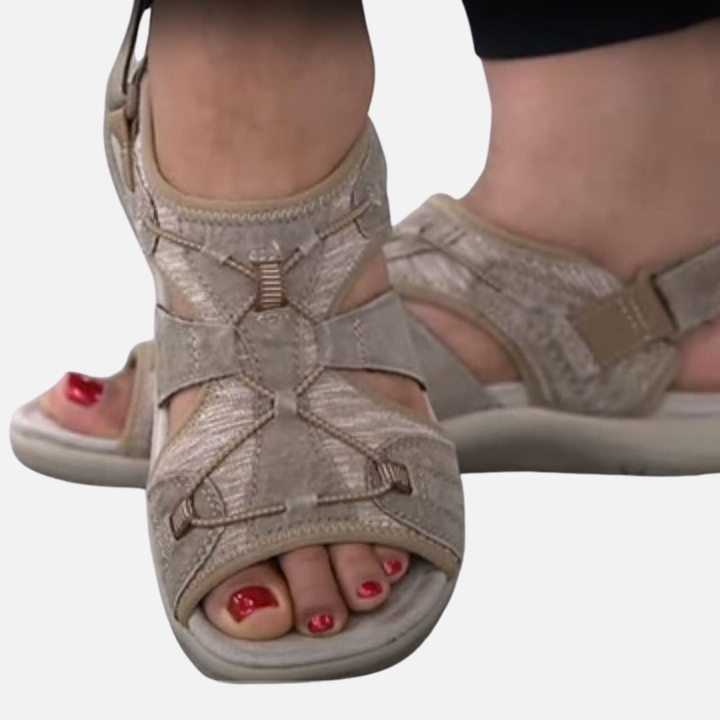 Marisenne | Women's Orthopedic Velcro Strap Sandal