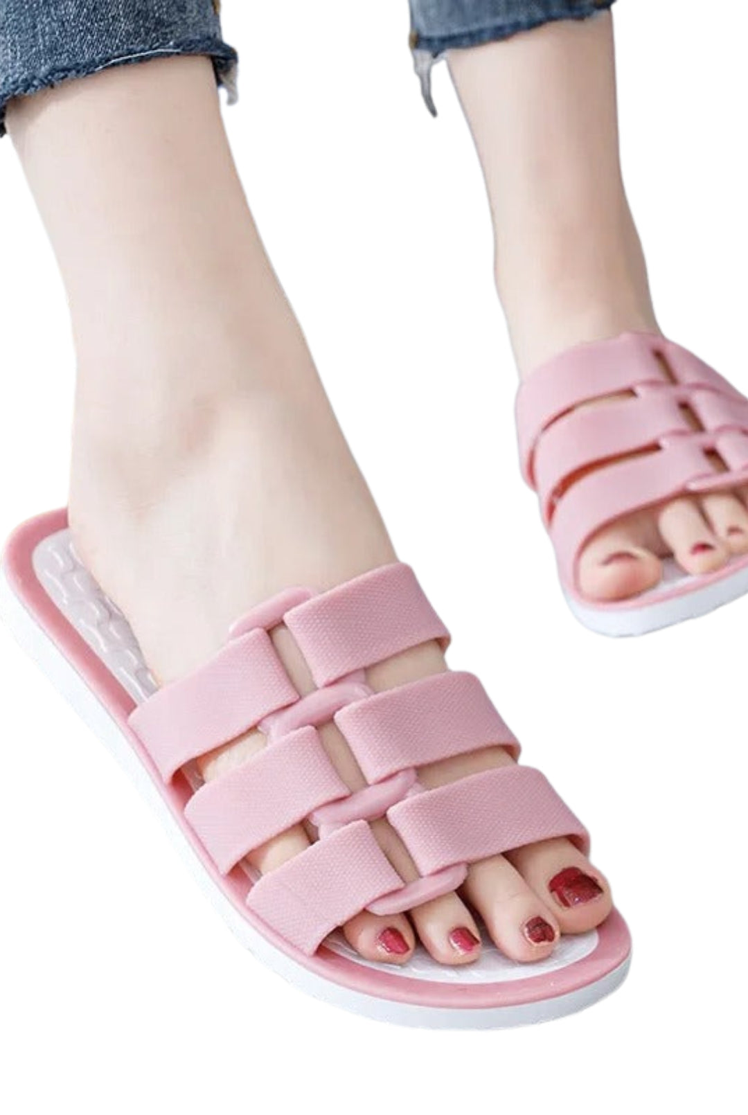 Women's buckle strap beach comfortable sandals