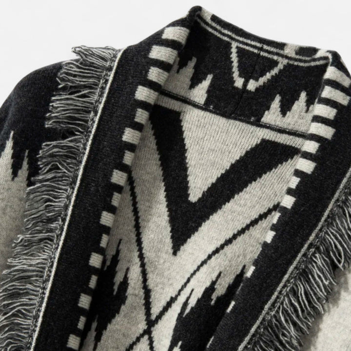 Women’s Vintage 100% Cashmere Tassel Cardigan