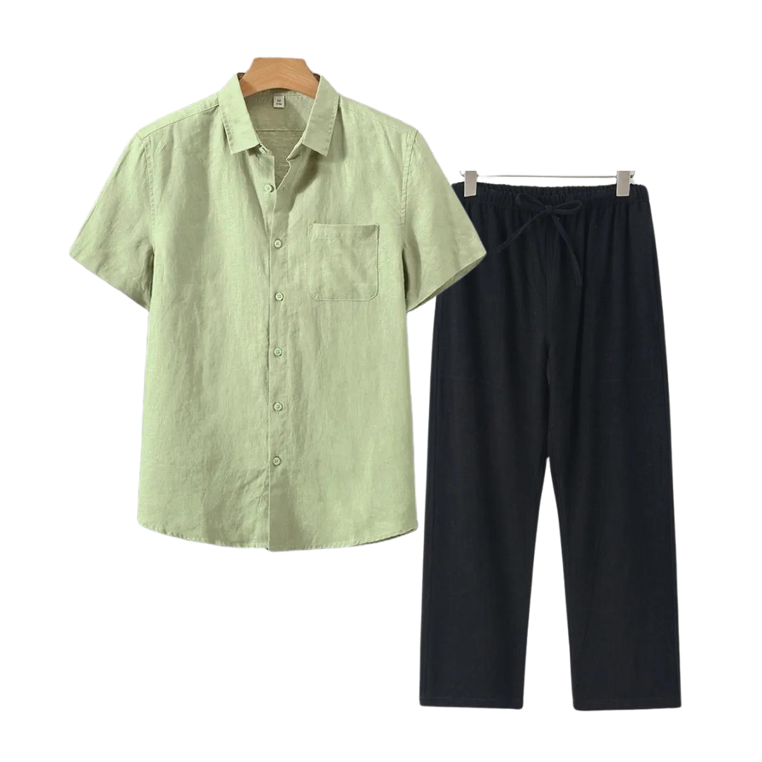 Men's summer linen set