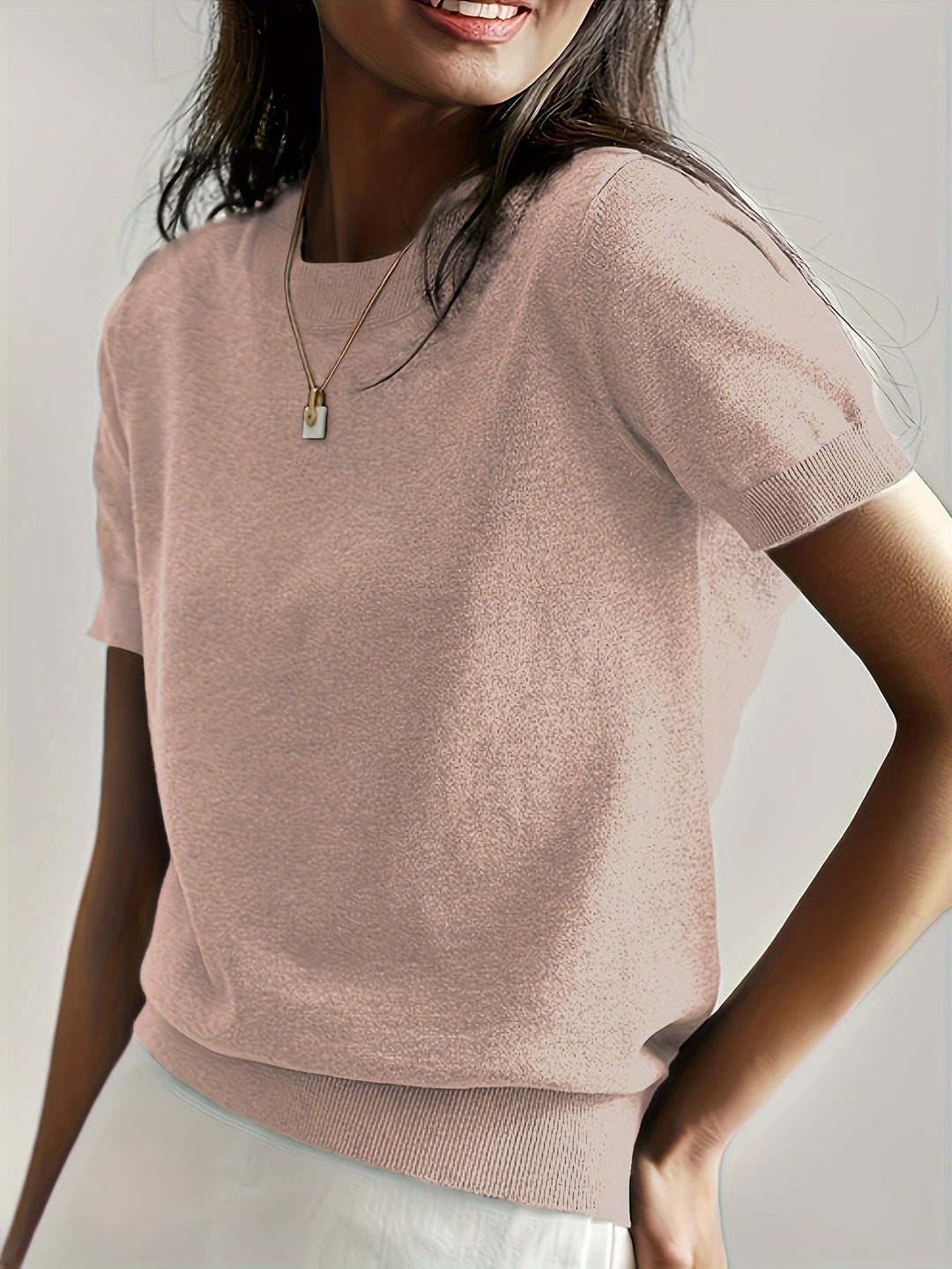 Elira | Women's Short Sleeve Viscose Knit Top