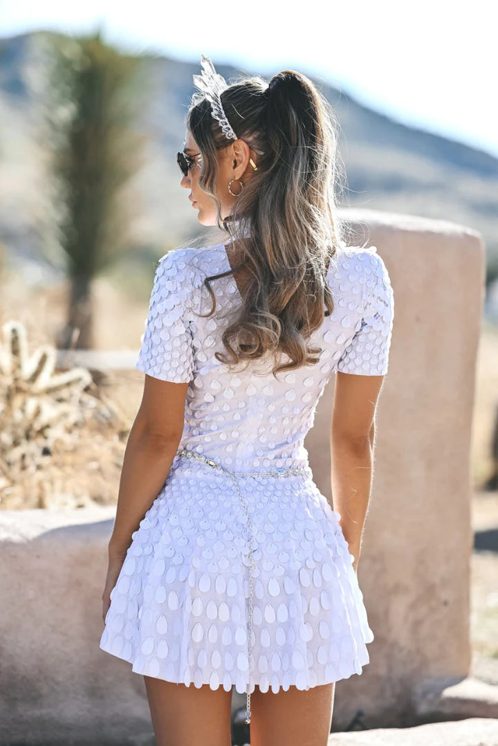 Women's Modern Style Sequin Mini Dress