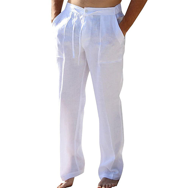 Breathable Linen summer trousers for men