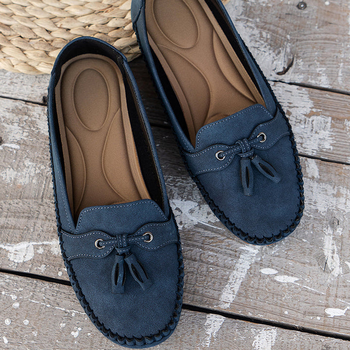 Comfortable soft slip-on moccasins for women | Lise -9