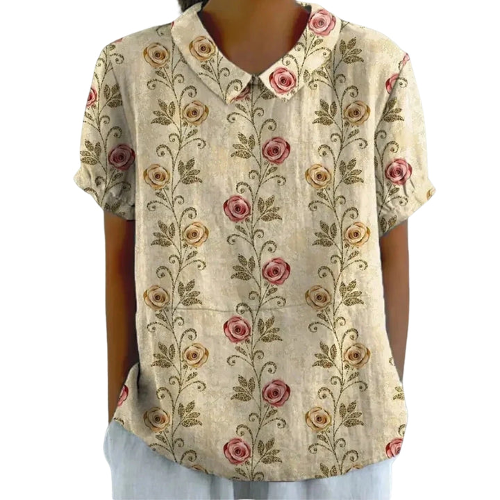 Casual flower top for women