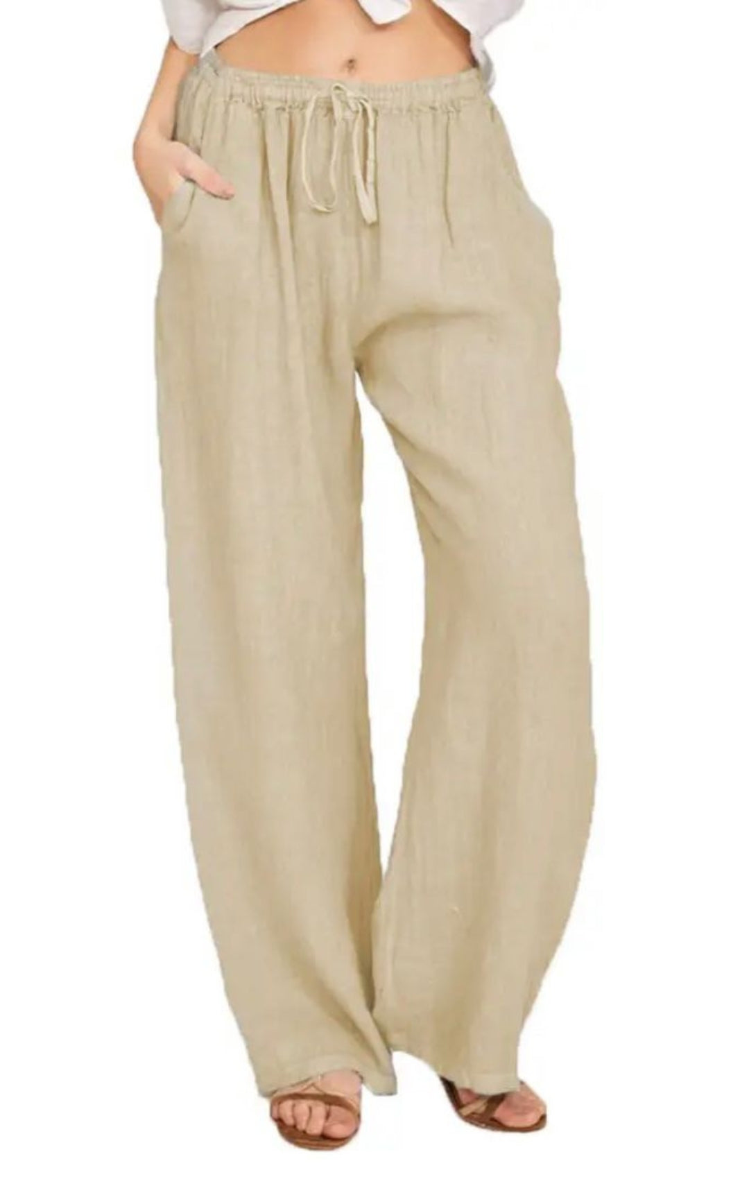 Lightweight linen pant for women