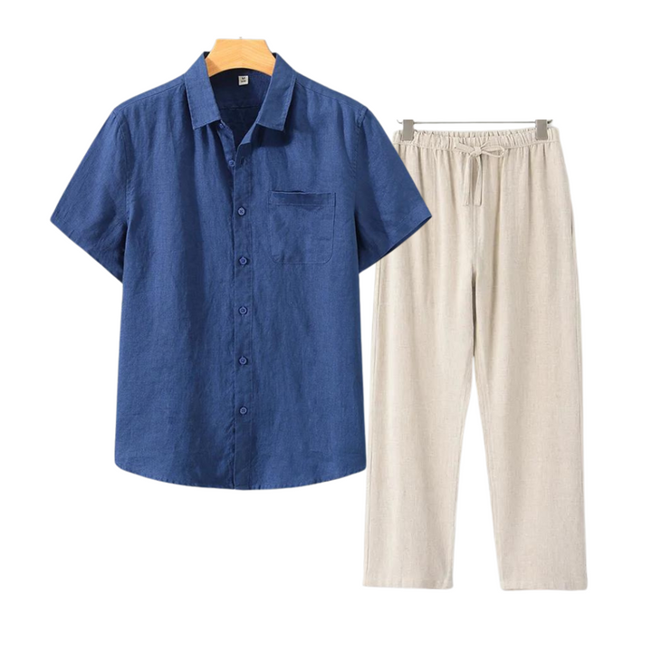 Men's summer linen set