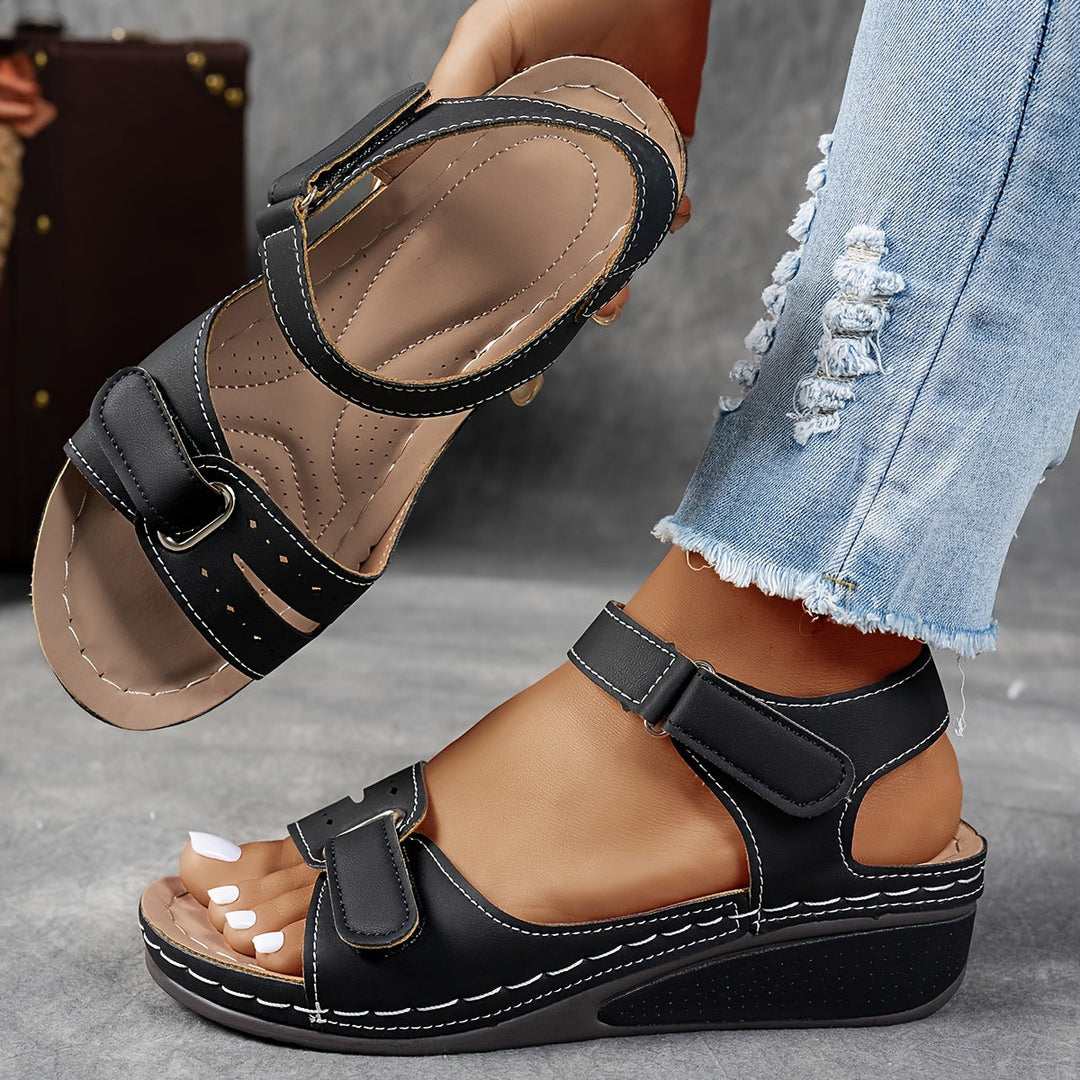 Elowira | Women's Adjustable Strap Cushioned Sandals
