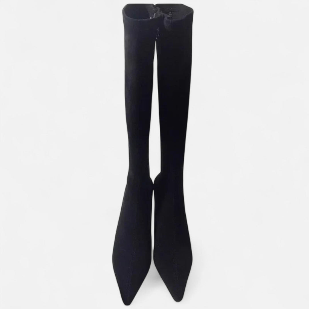 Women’s Suede High Heeled Boots
